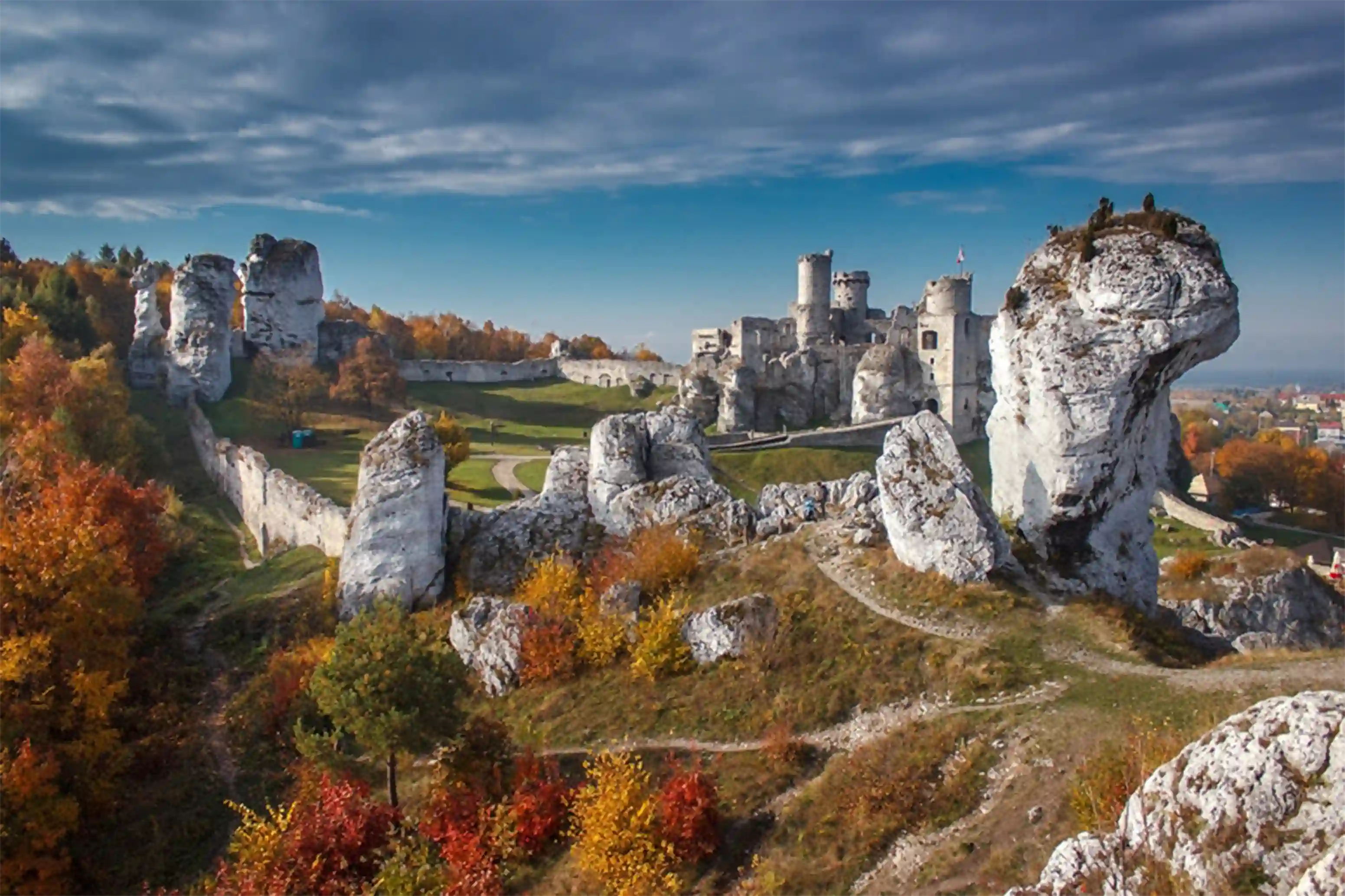 zamek ogrodzieniec jura krakowsko czestochowska