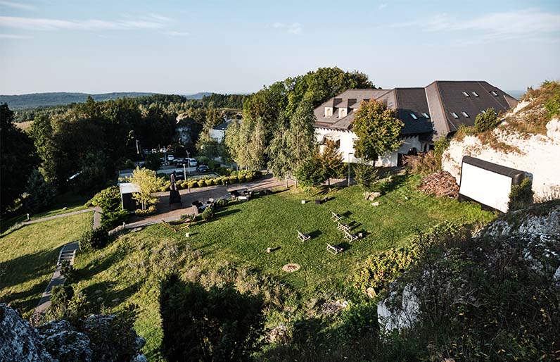 hotel poziom z drona