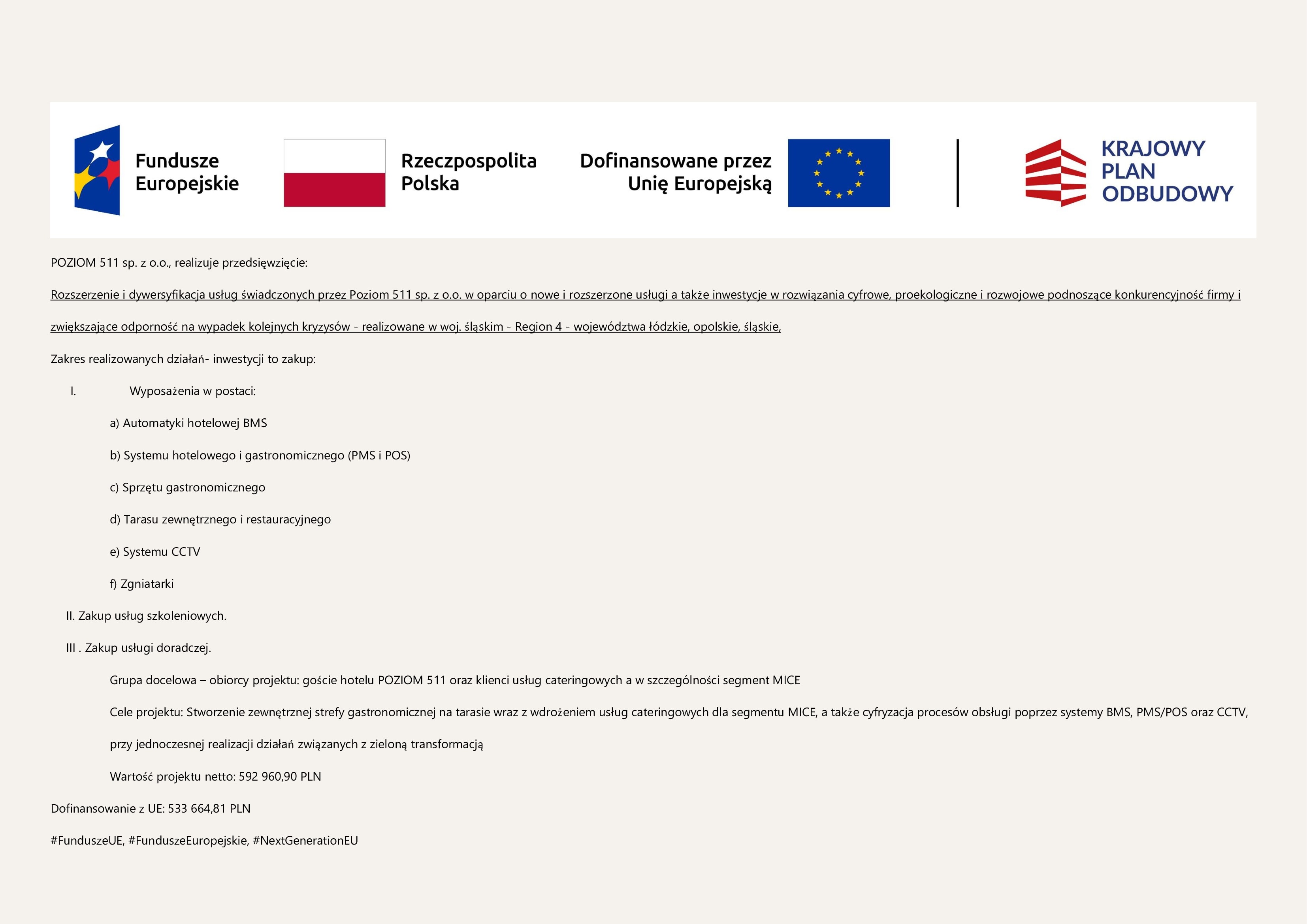 kpo informacja na www poziom wersja